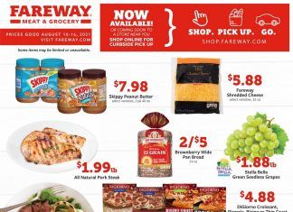 Fareway Weekly Ad Aug 10 – Aug 16 2021