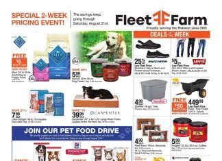 Fleet Farm Weekly Ad Aug 06 – Aug 21, 2021