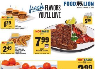Food Lion Weekly Ad Aug 11 – Aug 17, 2021