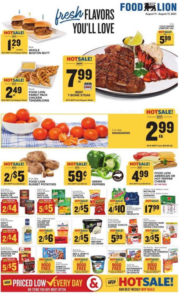 Food Lion Weekly Ad Aug 11 Aug 17, 2021