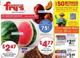 Fry’s Food Weekly Ad Sep 01 – Sep 07, 2021