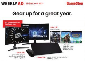 GameStop Weekly Ad Aug 08 – Aug 14, 2021