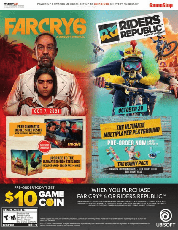 Gamestop Weekly Ad Aug 22 Aug 28 21