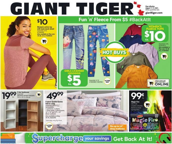 Giant Tiger Weekly Ad Aug 11 Aug 17, 2021