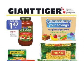 Giant Tiger Weekly Ad Aug 18 – Aug 24, 2021
