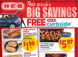HEB Weekly Ad Aug 25 – Aug 31, 2021