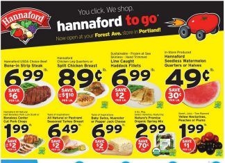 Hannaford Weekly Ad Aug 08 – Aug 14, 2021