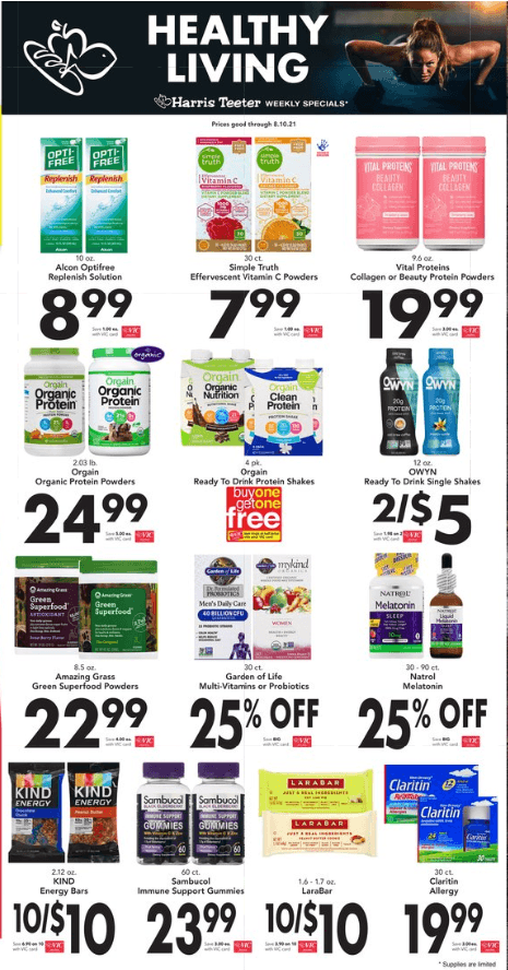 Harris Teeter Weekly Ad Aug 04 – Aug 10, 2021