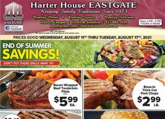 Harter House Weekly Ad Aug 11 – Aug 17, 2021
