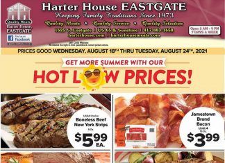 Harter House Weekly Ad Aug 18 – Aug 24, 2021
