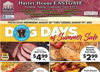 Harter House Weekly Ad Aug 25 – Aug 31, 2021