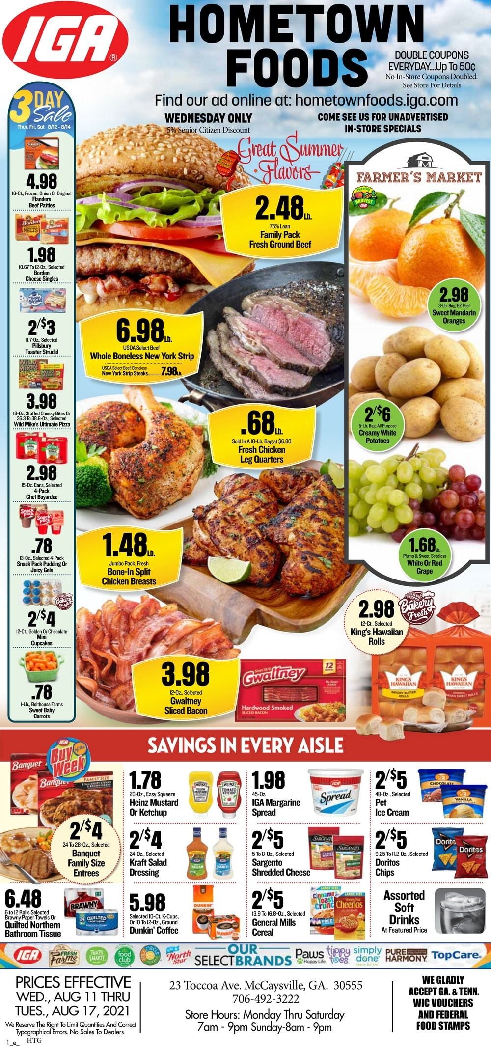 IGA Weekly Ad Aug 11 Aug 17, 2021