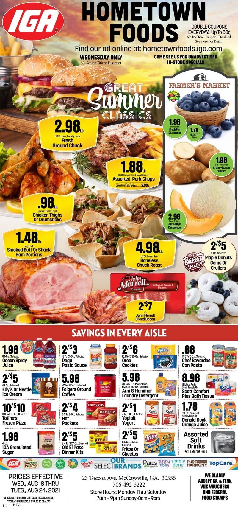 IGA Weekly Ad Aug 18 Aug 24, 2021
