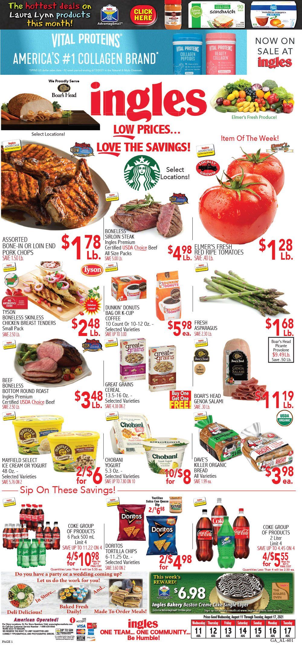 Ingles Weekly Ad Aug 11 Aug 17, 2021