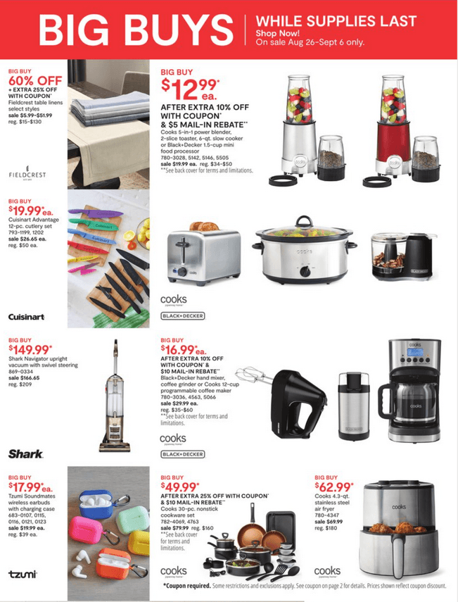 JCPenney Labor Day Home Sale Aug 26 Sep 12, 2021