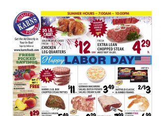 Karns Quality Foods Weekly Ad Aug 31 – Sep 06, 2021