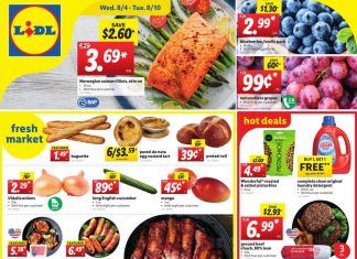 Lidl Weekly Ad Aug 04 – Aug 10, 2021