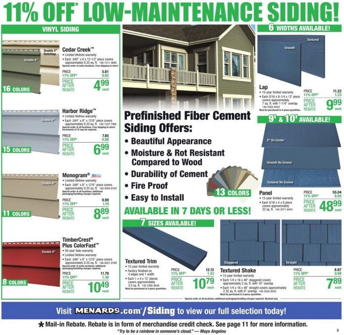 Menards Weekly Ad Aug 12 Aug 21, 2021