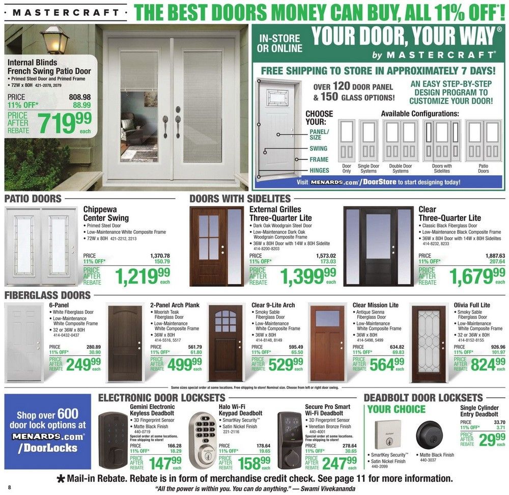 Menards Weekly Ad Aug 12 Aug 21, 2021
