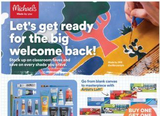 Michaels Weekly Ad Aug 08 – Aug 14, 2021