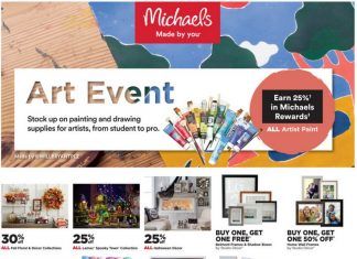Michaels Weekly Ad Aug 29 – Sep 04, 2021