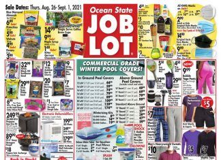 Ocean State Job Lot Weekly Ad Aug 26 – Sep 01, 2021