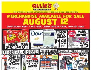 Ollie’s Weekly Ad Aug 12 – Aug 18, 2021