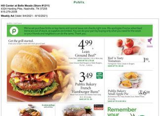 Publix Weekly Ad Aug 04 – Aug 10, 2021