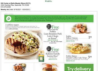 Publix Weekly Ad Aug 18 – Aug 24, 2021