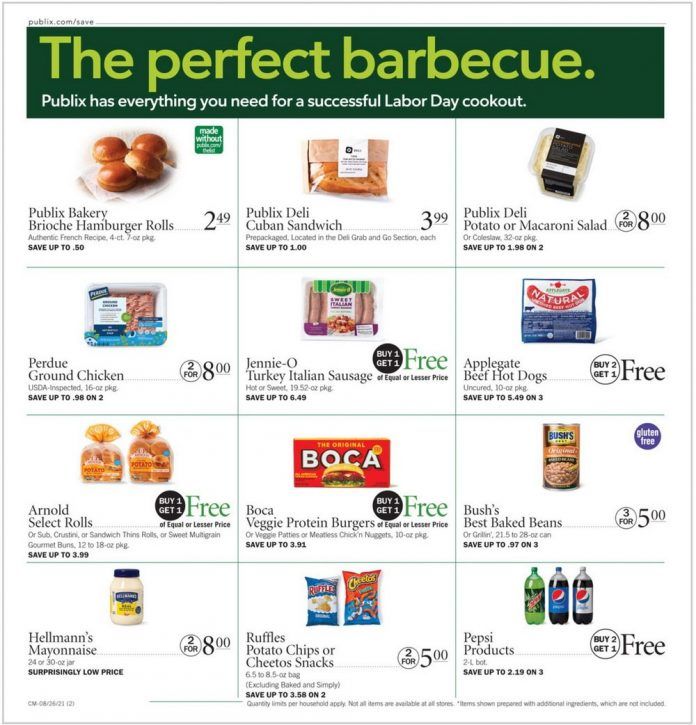 Publix Weekly Ad Aug 25 Aug 31, 2021