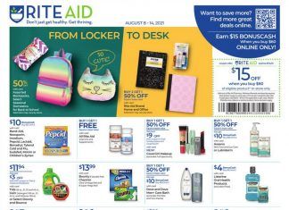 Rite Aid Weekly Ad Aug 08 – Aug 14, 2021