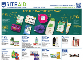 Rite Aid Weekly Ad Aug 22 – Aug 28, 2021