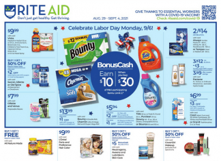 Rite Aid Weekly Ad Aug 29 – Sep 04, 2021