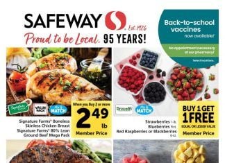 Safeway Weekly Ad Aug 18 – Aug 24, 2021