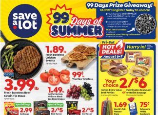 Save A Lot Weekly Ad Aug 04 – Aug 10, 2021
