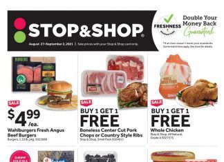 Stop & Shop Weekly Ad Aug 27 – Sep 02, 2021