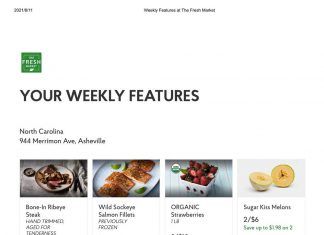 The Fresh Market Weekly Ad Aug 11 – Aug 17, 2021