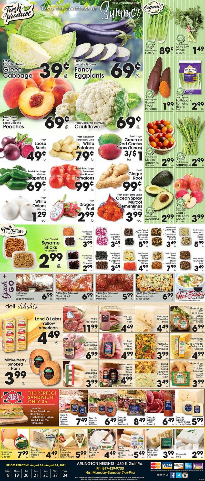 Valli Produce Weekly Ad Aug 18 Aug 24, 2021