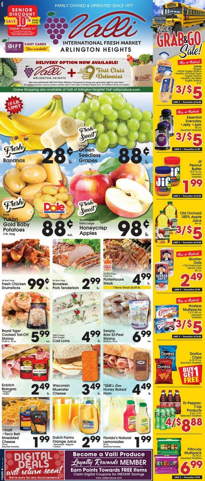 Valli Produce Weekly Ad Aug 25 Aug 31, 2021