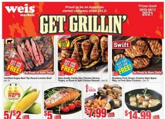 Weis Markets Weekly Ad Aug 05 – Aug 12, 2021