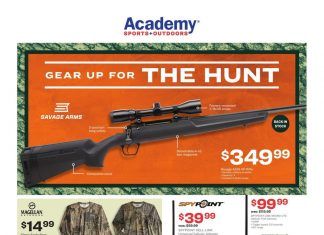 Academy Sports + Outdoors Hunting Ad Sep 13 – Oct 03, 2021