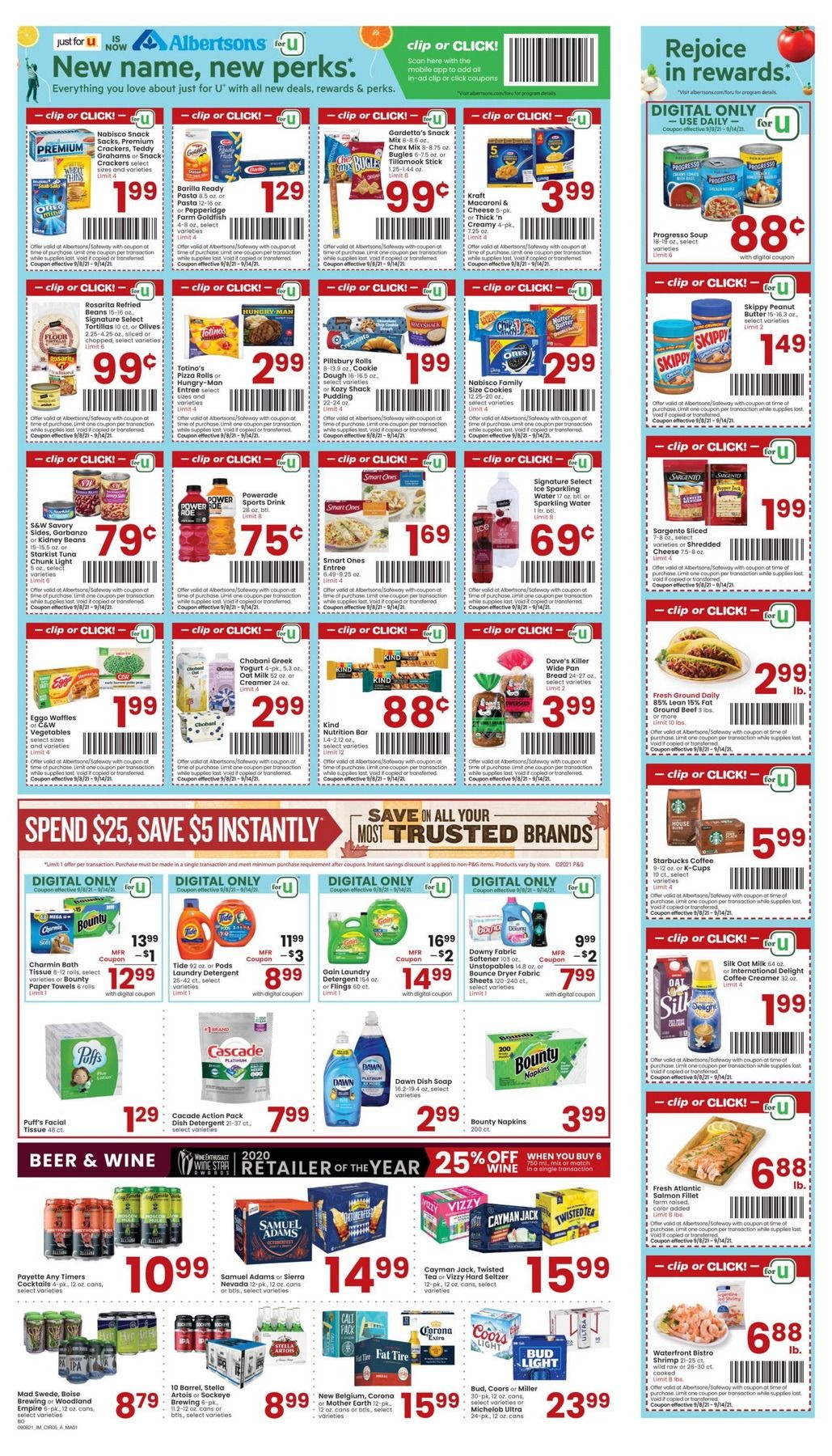 Albertsons Weekly Ad Sep 08 Sep 14, 2021