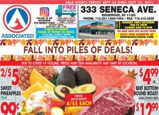 Associated Supermarkets Weekly Ad Sep 24 – Sep 30, 2021
