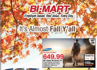 Bi-Mart Weekly Ad Sep 15 – Sep 28, 2021