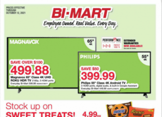 Bi-Mart Weekly Ad Sep 28 – Oct 12, 2021
