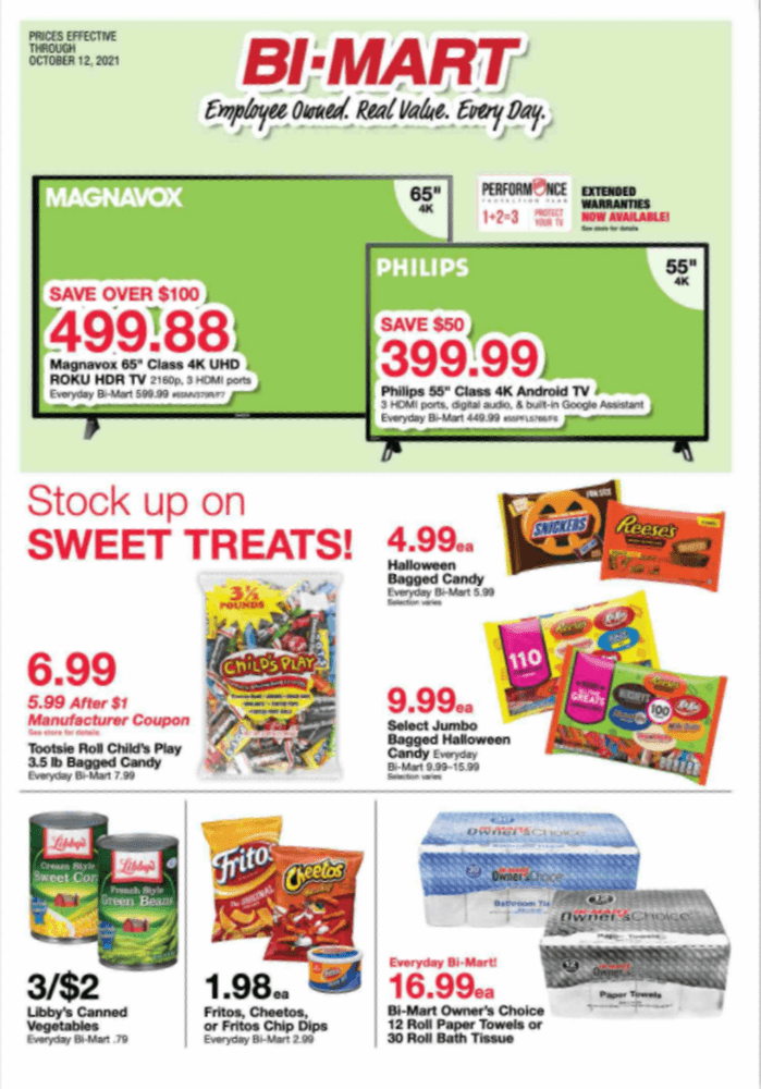 BiMart Weekly Ad Sep 28 Oct 12, 2021