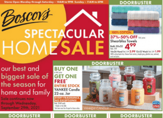 Boscov’s Weekly Ad Sep 23 – Sep 29, 2021