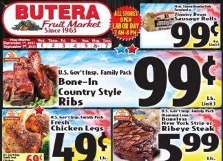 Butera Weekly Ad Sep 01 – Sep 07, 2021