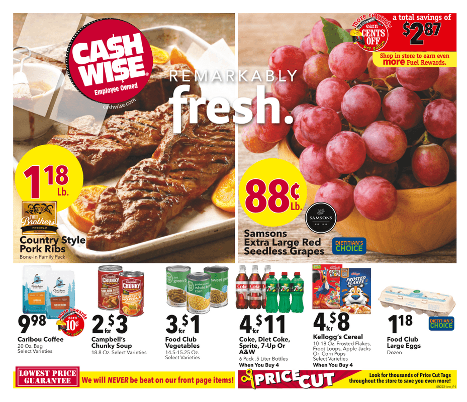 Cash Wise Weekly Ad Sep 22 Sep 28, 2021