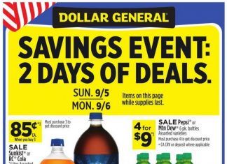 Dollar General Weekly Ad Sep 05 – Sep 11, 2021